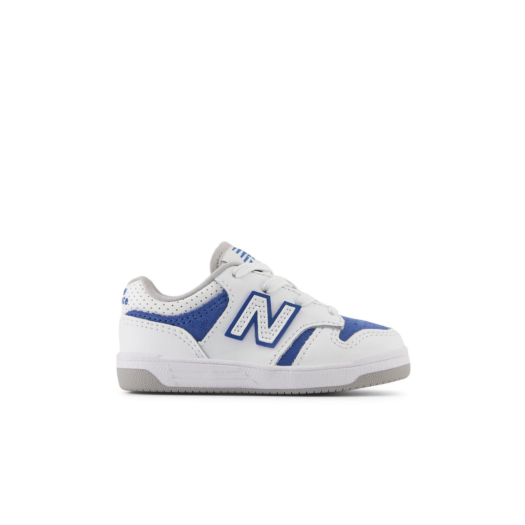 New Balance 480 Toddler Boys Shoe White/Sea Stone | Hibbett